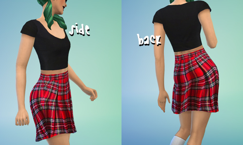 Sims 4 Sunflower & Plaid Dresses at Sim sala sim
