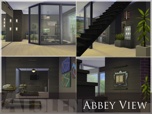 Sims 4 Abbey View house by aloleng at TSR