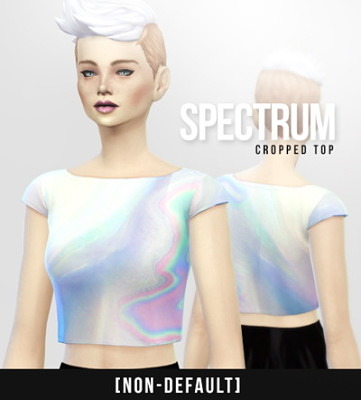Spectrum Cropped Top at Poodsy