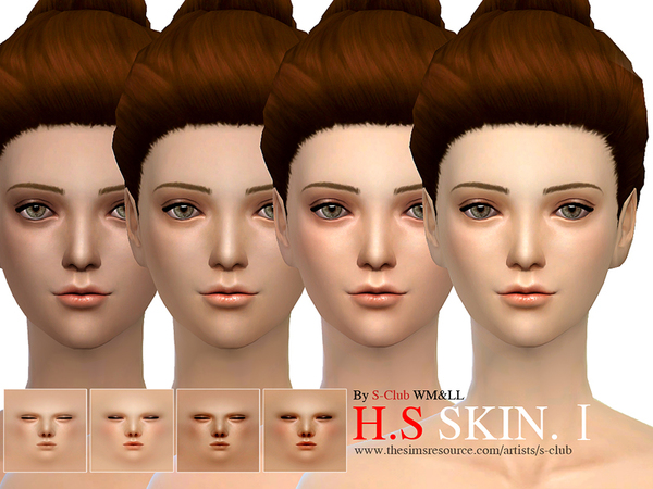 Sims 4 WMLL HS skintones I by S Club at TSR