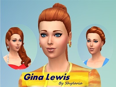 Gina Lewis female model by Shylaria at The Sims Resource