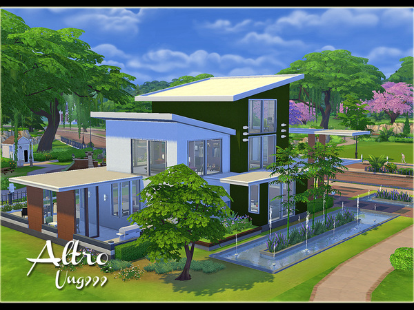 Sims 4 Altro house by ung999 at TSR