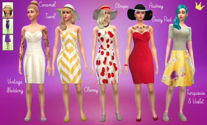 Sims 4 1950’ Inspired Set at In a bad Romance