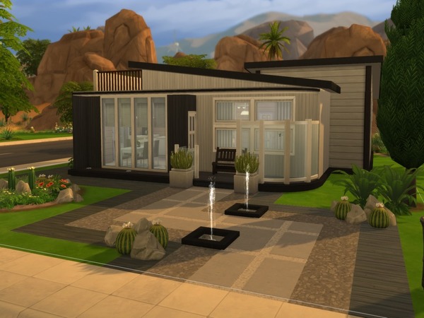 Sims 4 Modern Pad home by Suzz86 at The Sims Resource