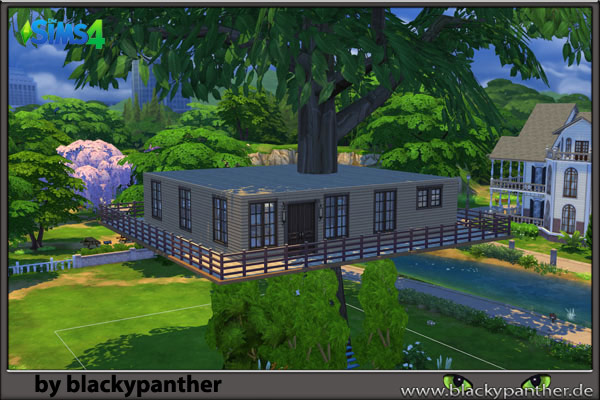 Sims 4 Treehouse by blackypanther at Blacky’s Sims Zoo