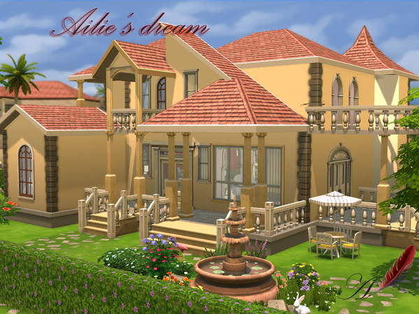Sims 4 Ailies dream house at The Sims Resource