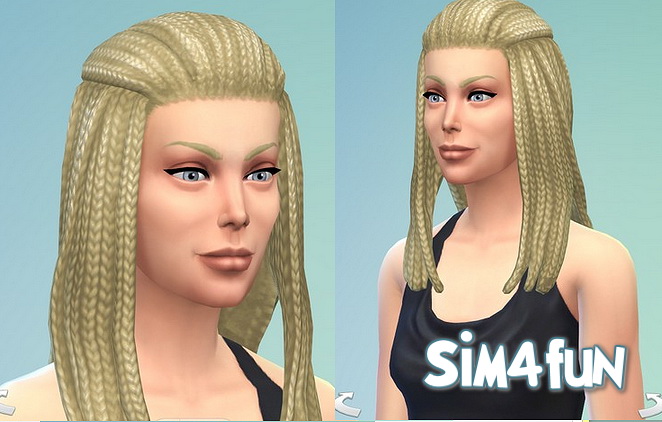 Sims 4 SARA SWAY WAYLAND by Sim4fun at Sims Fans