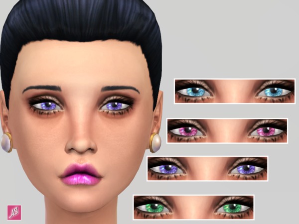 Sims 4 Crystal Eyes Set by Alexandra Sine at TSR