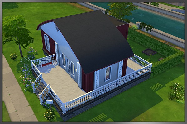 Sims 4 Small house by Cappu at Blacky’s Sims Zoo