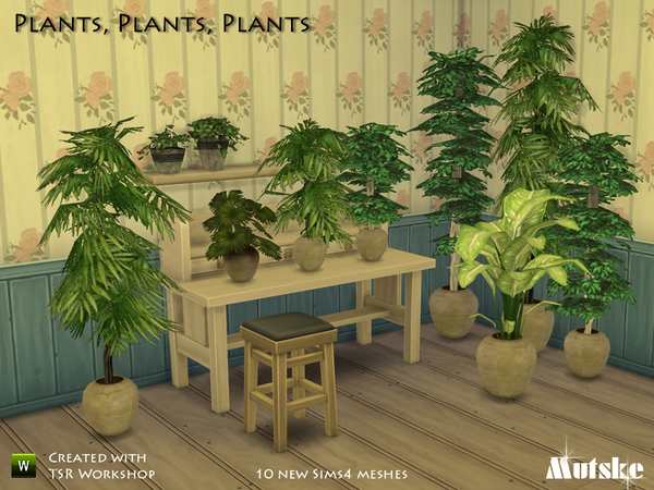Sims 4 Plants by mutske at TSR