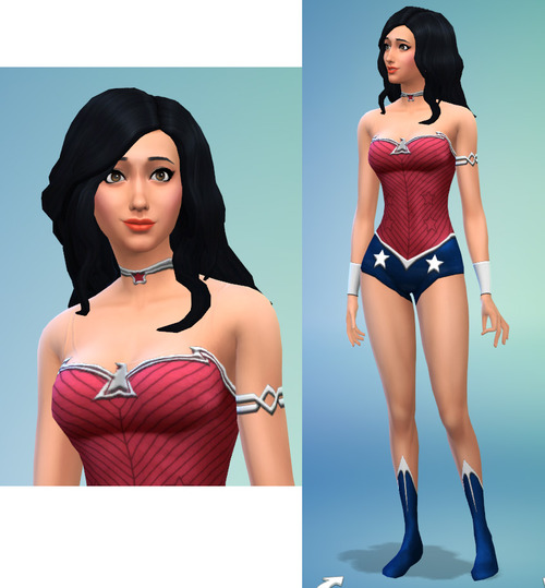 Sims 4 Wonder Woman at Sambler