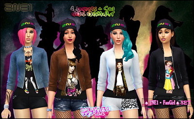 2in1 FanGirl Set at Gabymelove Sims