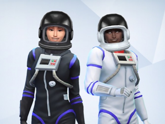 Sims 4 Space Suit Outfit by Snaitf at Mod The Sims
