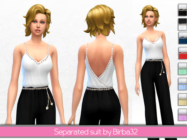 Sims 4 Separated suit by Birba 32 at TSR