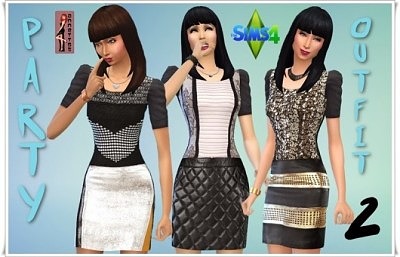 Party Outfits 2 at Annett’s Sims 4 Welt