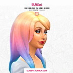 the sims 4 hair color mod pastel