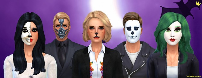 Sims 4 Halloween! masks at In a bad Romance