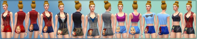 Sims 4 Little Shorts by Dianama at Saratella’s Place