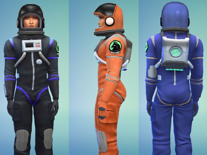 Sims 4 Space Suit Outfit by Snaitf at Mod The Sims