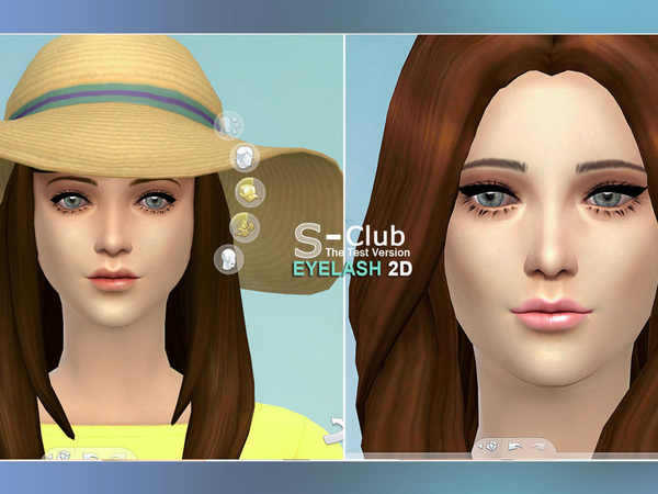 Sims 4 Eyelash 01 by S club at The Sims Resource