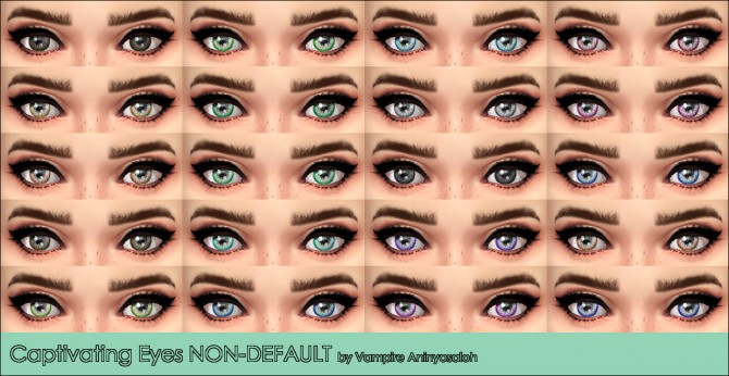 Captivating 20 eyes by Vampire aninyosaloh at Mod The Sims » Sims 4 Updates