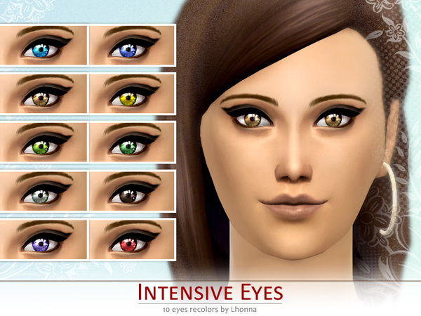 Sims 4 Intensive Eyes by Lhonna at TSR