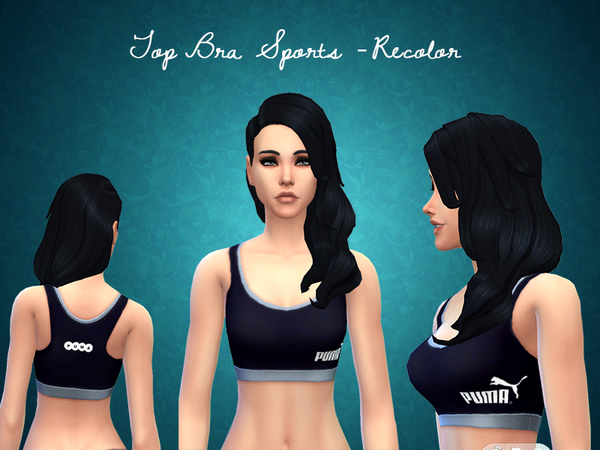 Sims 4 Top Bra Sports by Loira at The Sims Resource