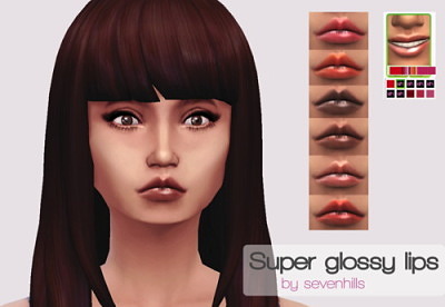 Super Glossy Lips at Sevenhills Sims