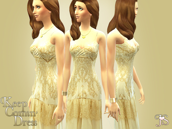 Sims 4 Keep Comin Dress by JavaSims at TSR