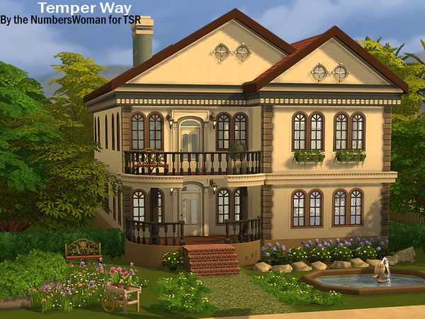Sims 4 Temper Way house by TheNumbersWoman at The Sims Resource