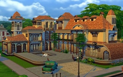 Austin Mansion at JarkaD Sims 4 Blog