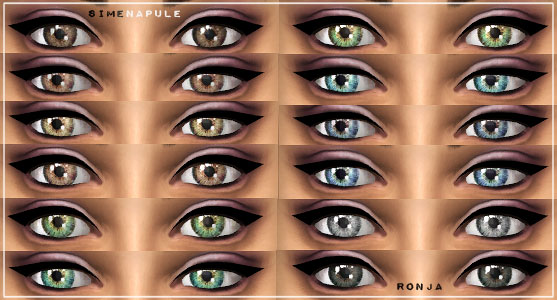 Sims 4 Default Eyes 01 by Ronja at Simenapule