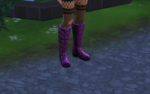 Sims 4 Strapped Boots Recolored at Screech666