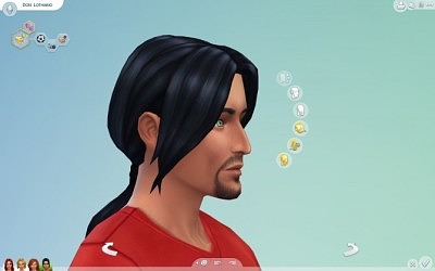 Long Ponytail for males by Sydria at Mod The Sims