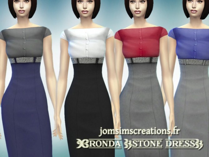 Sims 4 3 dresses sets at Jomsims Creations
