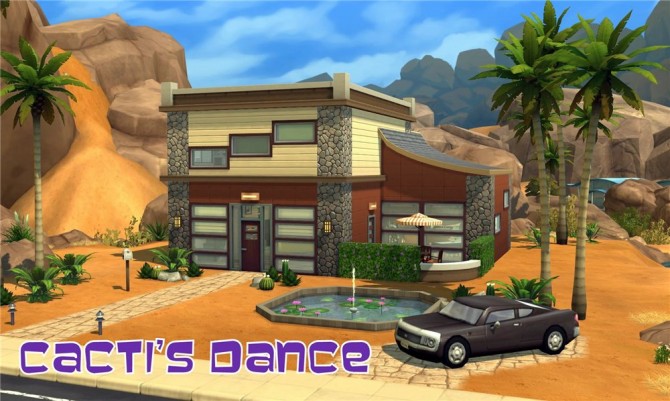 Sims 4 Cactis dance house by ihelen at ihelensims