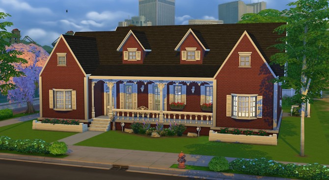 Sims 4 Rambling Rose house by romagi at Mod The Sims