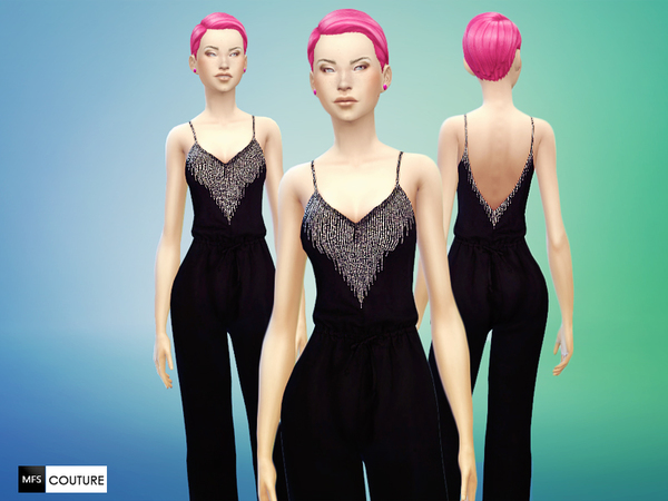 Sims 4 Set of Jumpsuit recolors by MissFortune at The Sims Resource