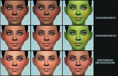 6 recolours of the EA blush at theasims