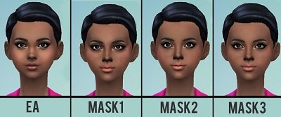 3 masks at theasims