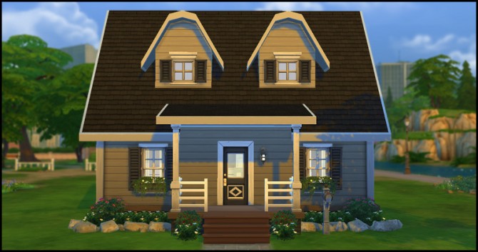 Sims 4 Beatrice’s starter home by lemonjelly at Starlight Diner
