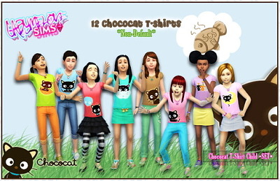 Chococat child T-Shirts at Gabymelove Sims
