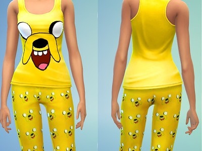 Jake Pjs for females by Lanessear at The Sims Resource