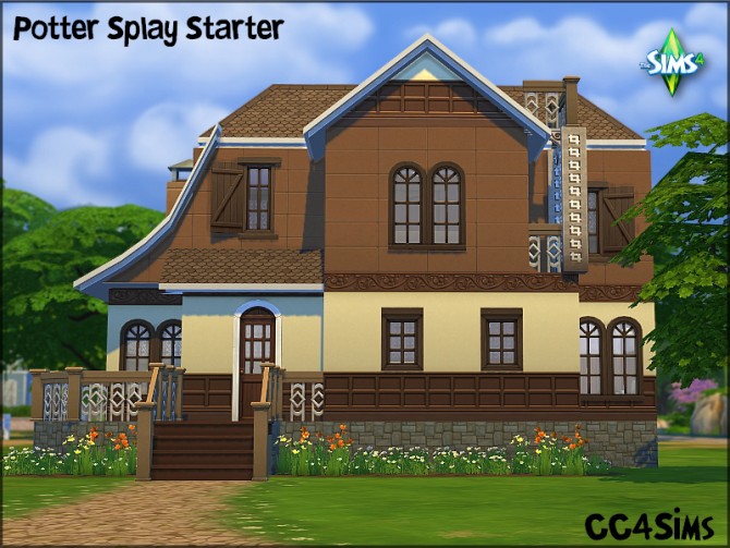 Sims 4 Potter Splay Starter by Christine at CC4Sims