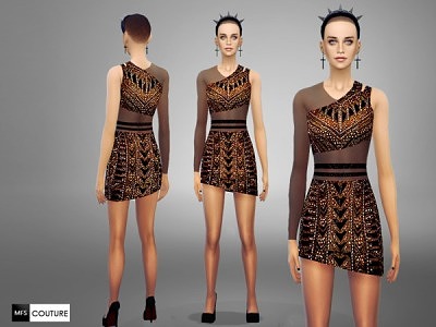 Asymmetrical Dress by Miss Fortune at TSR