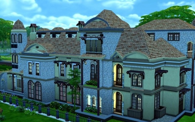 Austin Mansion at JarkaD Sims 4 Blog » Sims 4 Updates