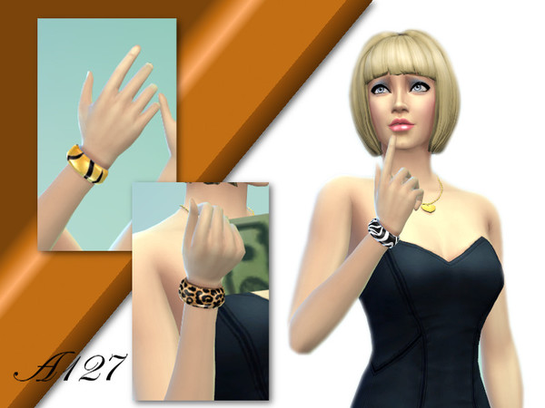 Sims 4 Leather Bracelet by Altea127 at The Sims Resource