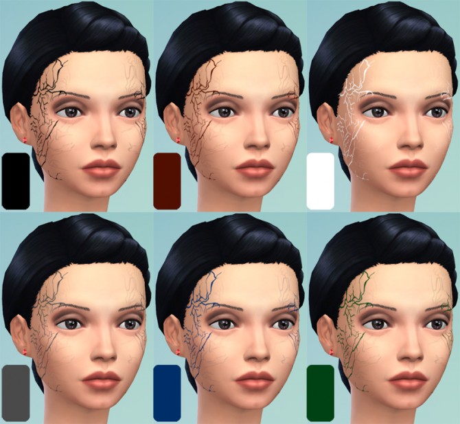 Sims 4 Veins Supernatural by Tehhi at Mod The Sims