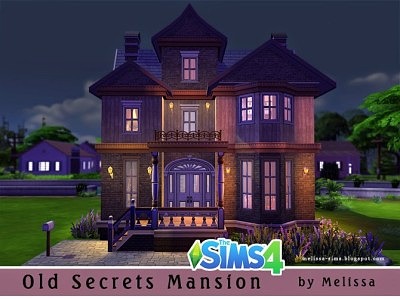 Old Secrets Mansion at Melissa Sims4
