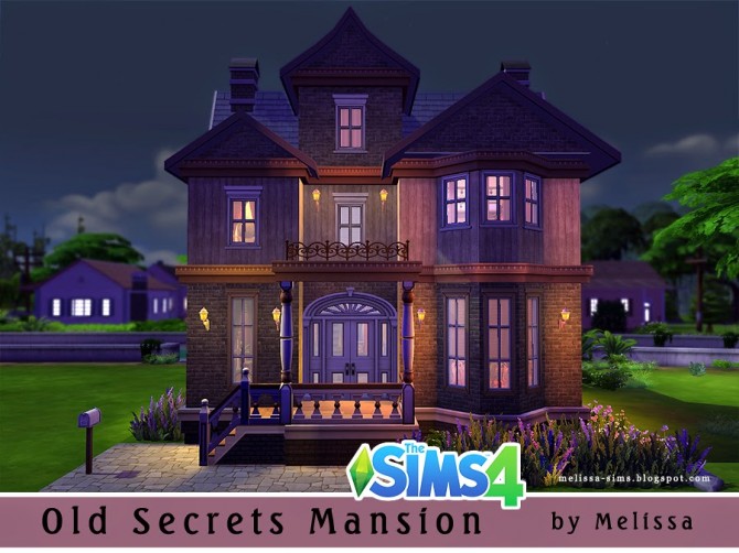Sims 4 Old Secrets Mansion at Melissa Sims4